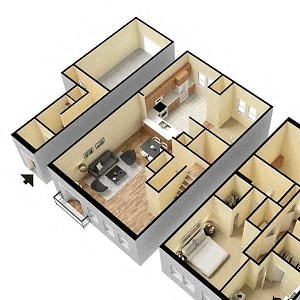 Luxury townhome with garage